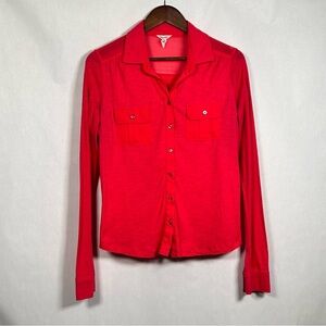 Aeropostale pink long sleeve blouse